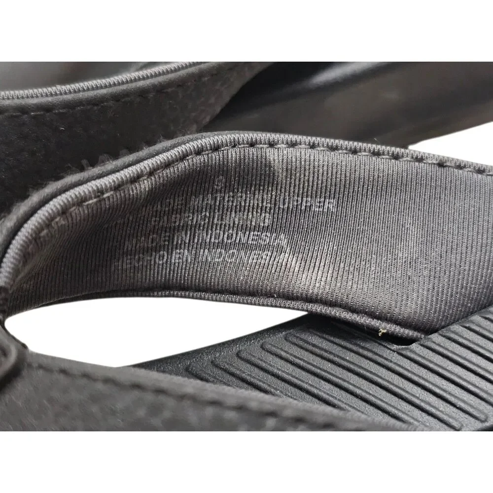 Flojos Men's Black Flip Flops 9